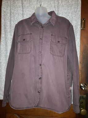devil dog dungarees men’s Button Up shirt size 2xl